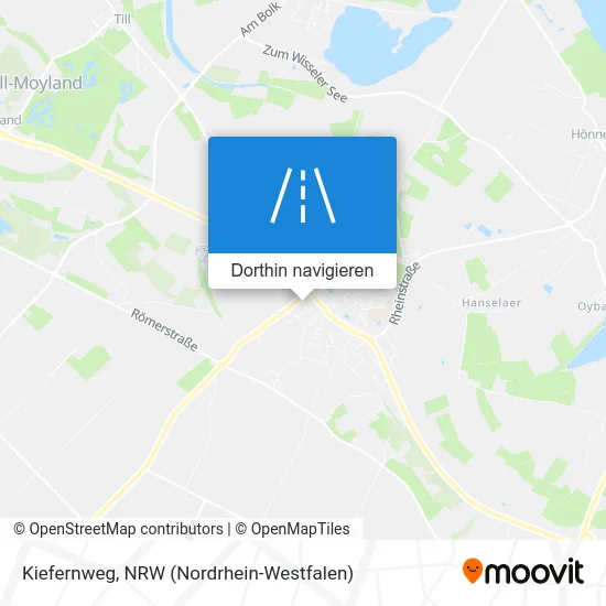 Kiefernweg Karte