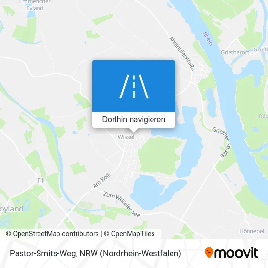 Pastor-Smits-Weg Karte