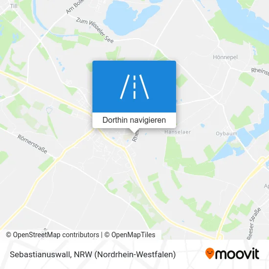 Sebastianuswall Karte