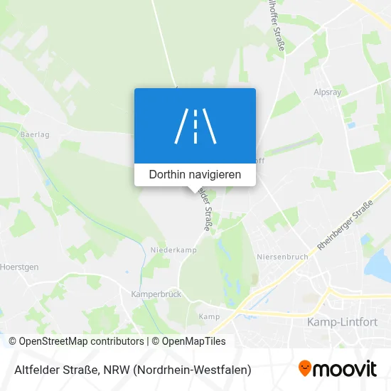 Altfelder Straße Karte