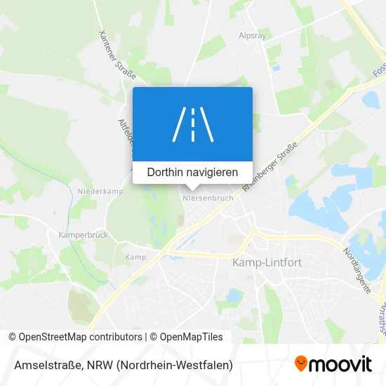 Amselstraße Karte