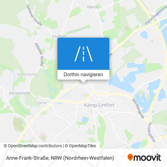 Anne-Frank-Straße Karte
