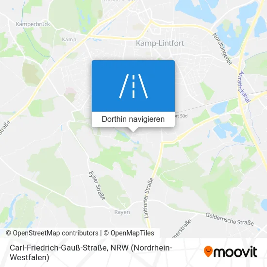 Carl-Friedrich-Gauß-Straße Karte