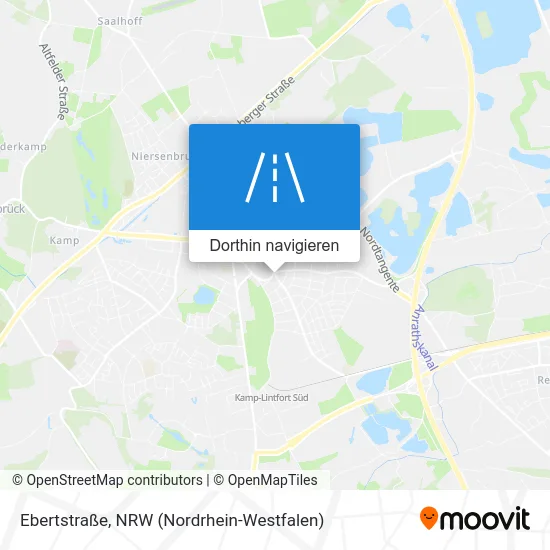 Ebertstraße Karte