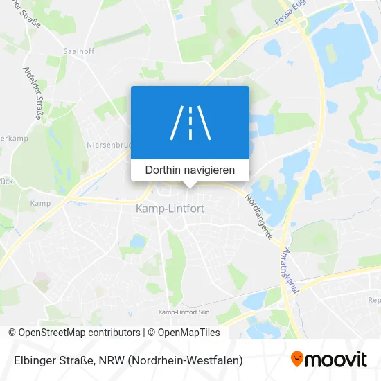 Elbinger Straße Karte