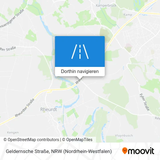 Geldernsche Straße Karte