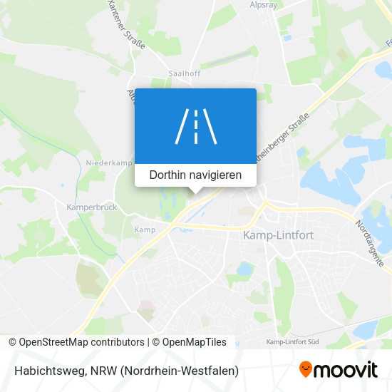 Habichtsweg Karte