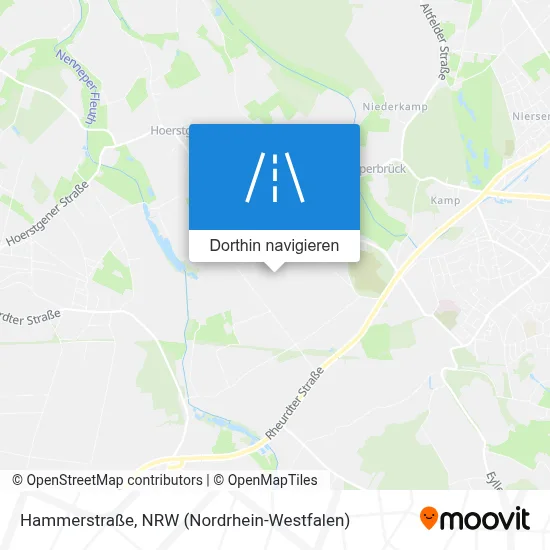Hammerstraße Karte