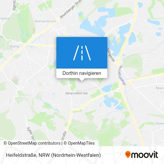 Heifeldstraße Karte