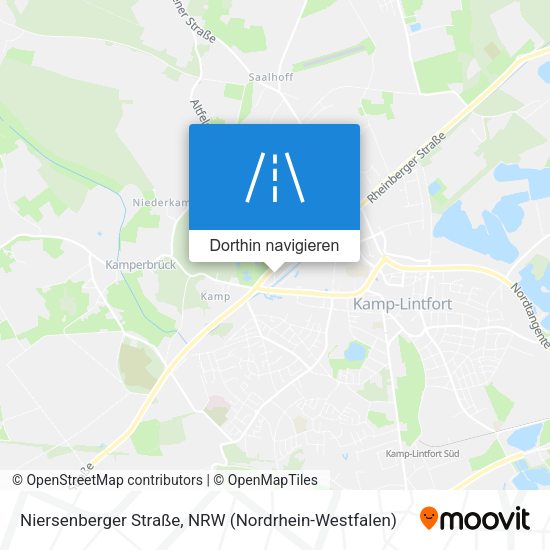 Niersenberger Straße Karte
