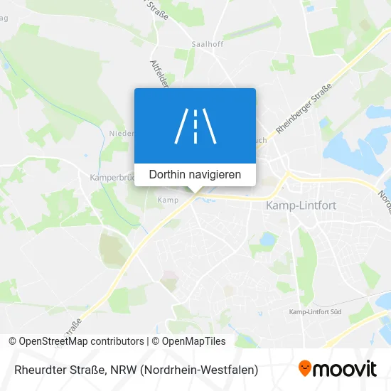 Rheurdter Straße Karte