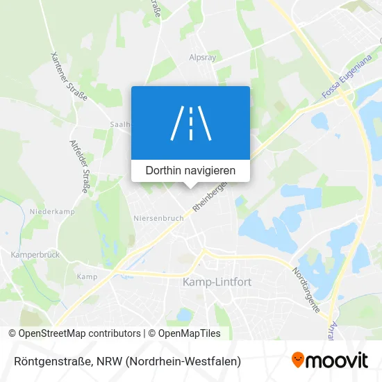 Röntgenstraße Karte