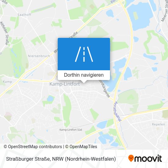 Straßburger Straße Karte