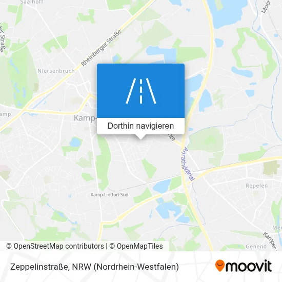 Zeppelinstraße Karte