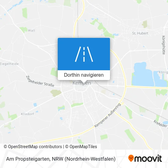 Am Propsteigarten Karte