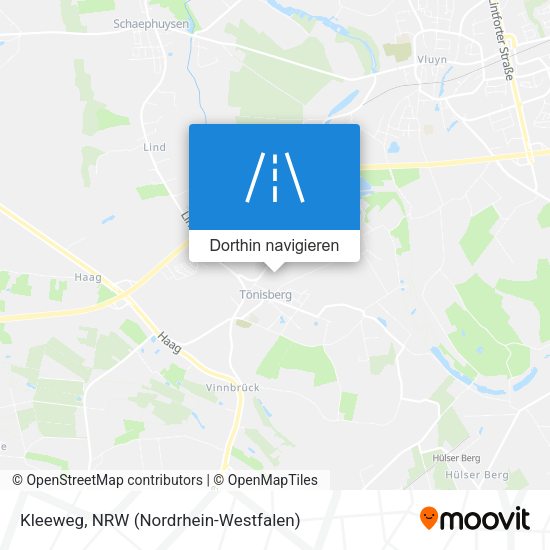 Kleeweg Karte