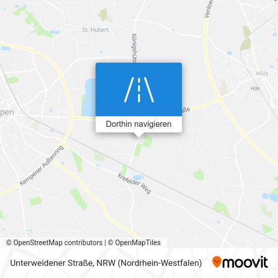 Unterweidener Straße Karte