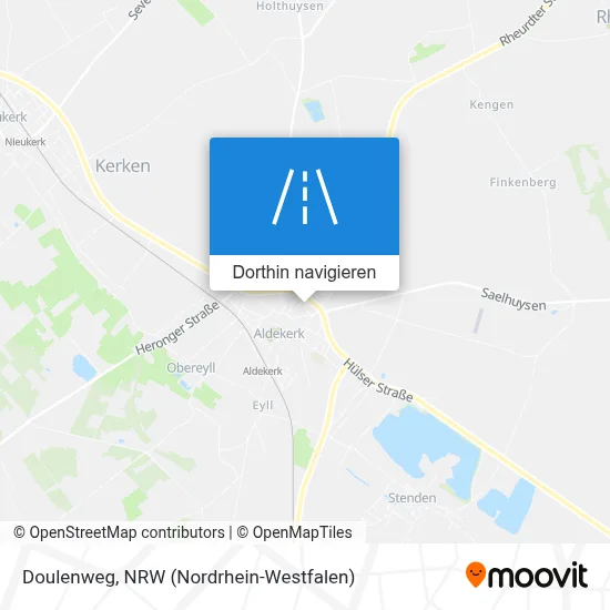 Doulenweg Karte
