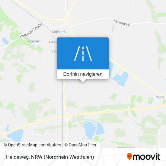 Heideweg Karte