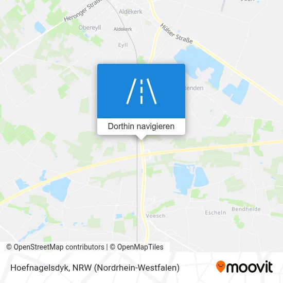 Hoefnagelsdyk Karte