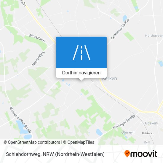 Schlehdornweg Karte