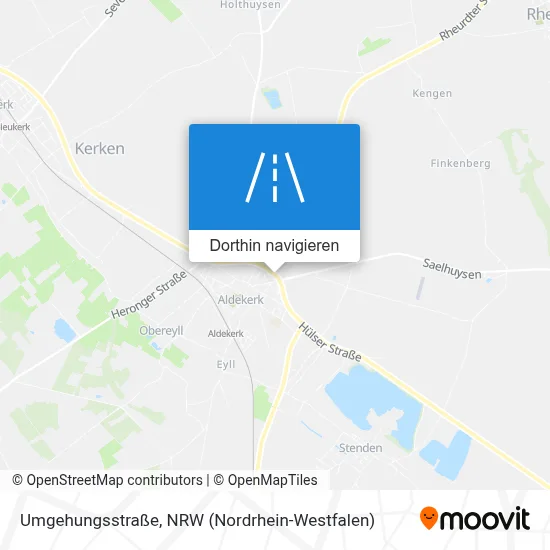 Umgehungsstraße Karte