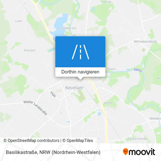 Basilikastraße Karte