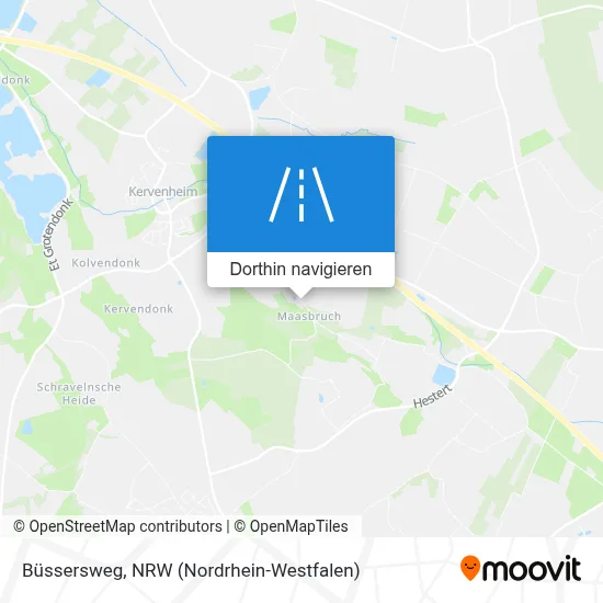 Büssersweg Karte