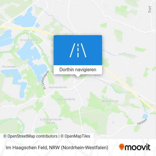 Im Haagschen Feld Karte