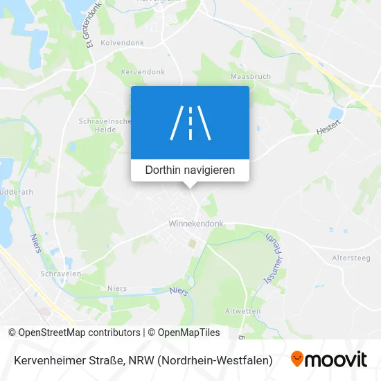 Kervenheimer Straße Karte