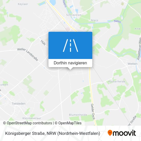 Königsberger Straße Karte