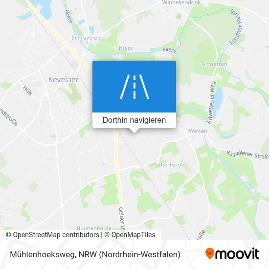 Mühlenhoeksweg Karte