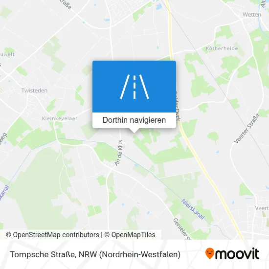 Tompsche Straße Karte