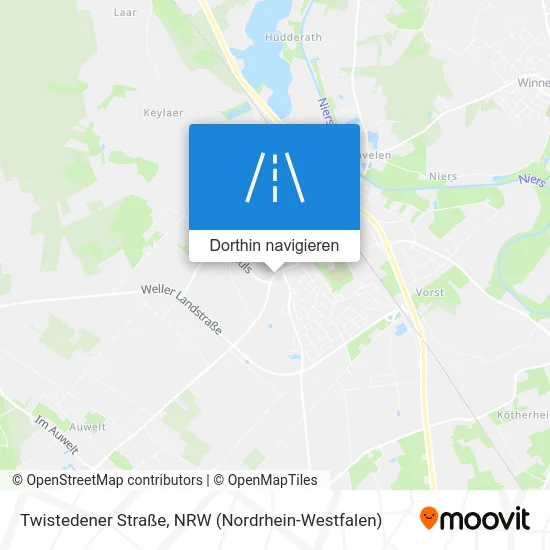 Twistedener Straße Karte
