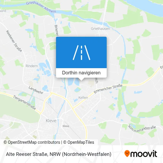 Alte Reeser Straße Karte