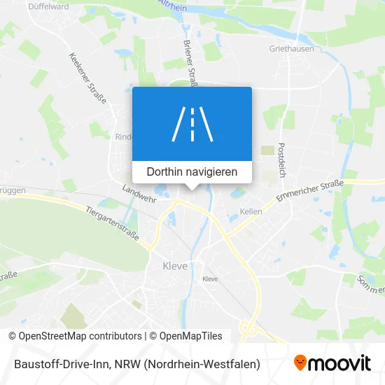 Baustoff-Drive-Inn Karte