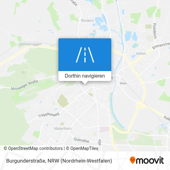 Burgunderstraße Karte