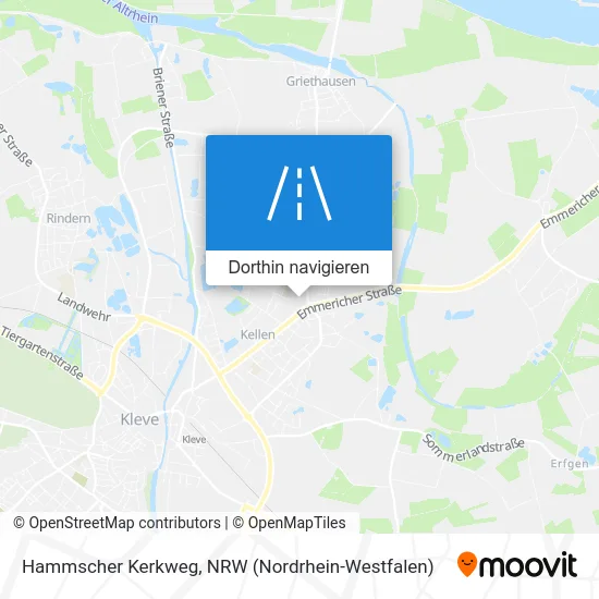 Hammscher Kerkweg Karte