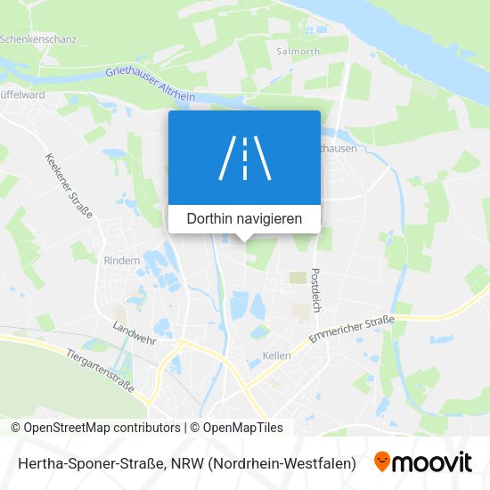 Hertha-Sponer-Straße Karte