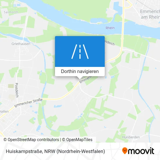 Huiskampstraße Karte