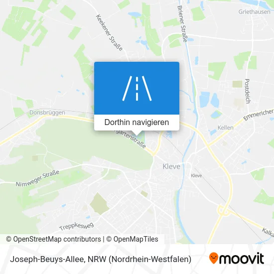 Joseph-Beuys-Allee Karte