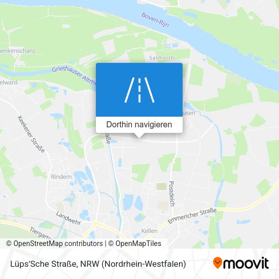Lüps'Sche Straße Karte