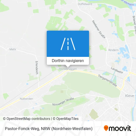 Pastor-Fonck-Weg Karte