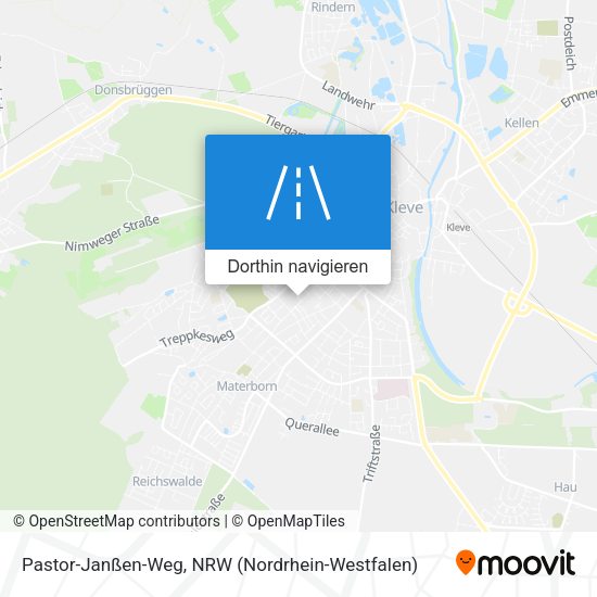Pastor-Janßen-Weg Karte