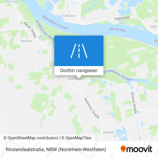 Röstendaalstraße Karte