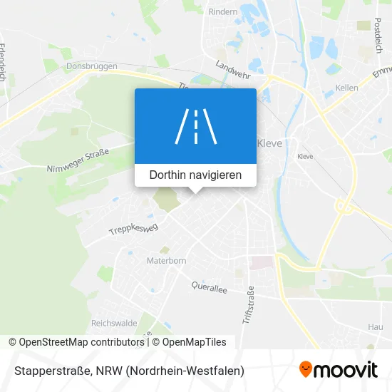 Stapperstraße Karte