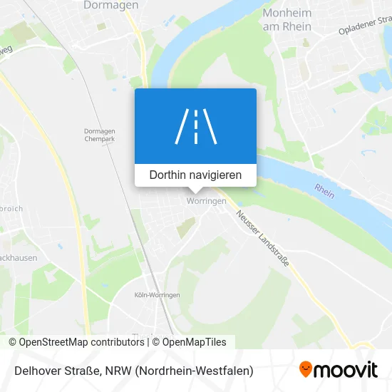 Delhover Straße Karte