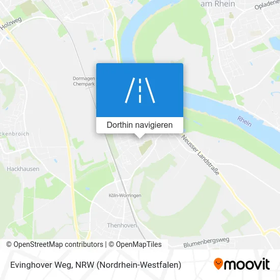 Evinghover Weg Karte