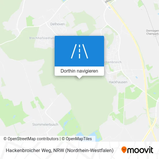 Hackenbroicher Weg Karte