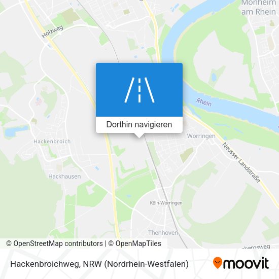 Hackenbroichweg Karte